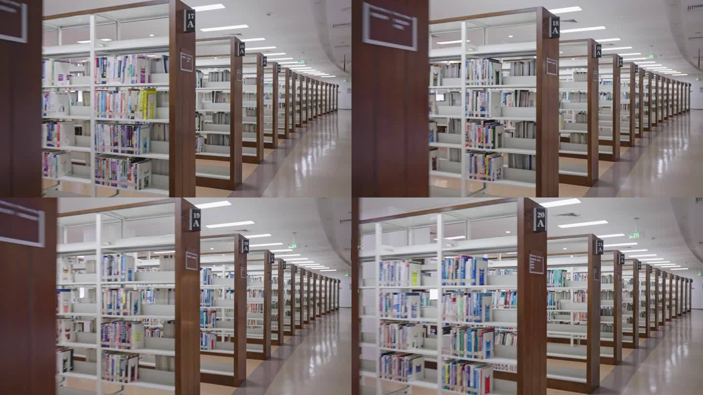 【4k】实拍 图书馆
