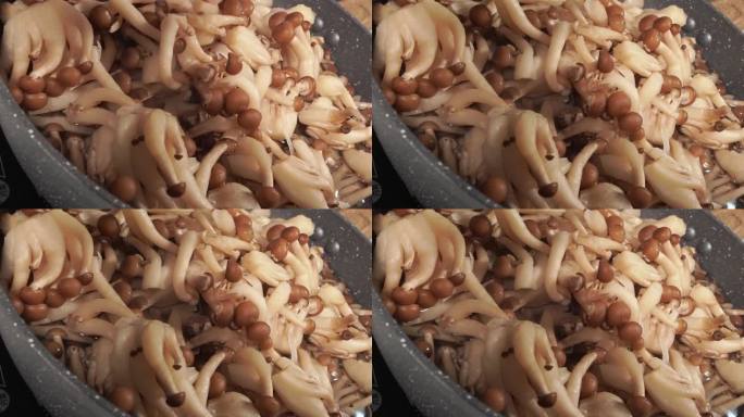 水煮蟹味菇炒蘑菇 (2)