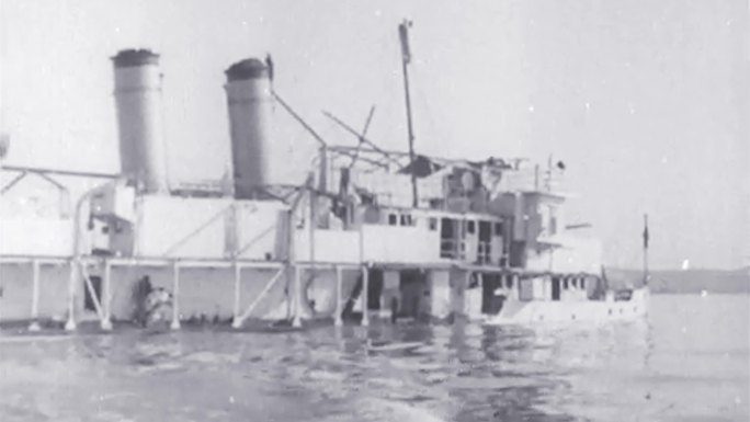 30年代轮船沉没事故救生船救援