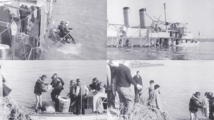 30年代轮船沉没事故救生船救援