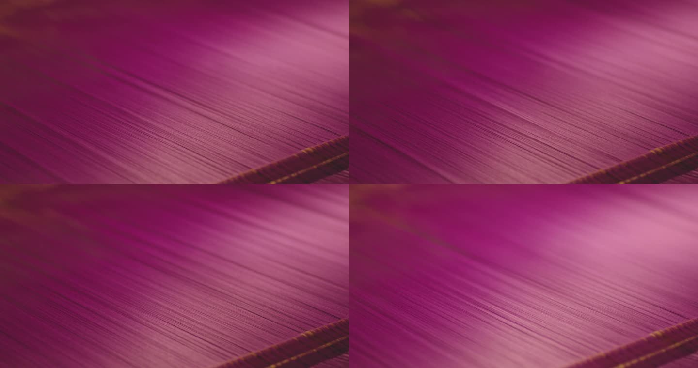 丝滑的紫色纱线