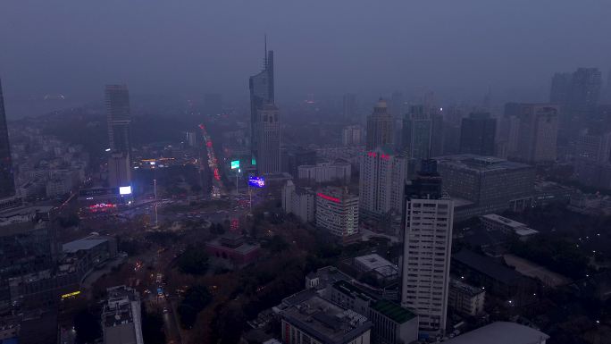 南京 北京西路 紫峰大厦 鼓楼公园 市民