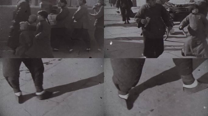 1930年裹脚缠足女性
