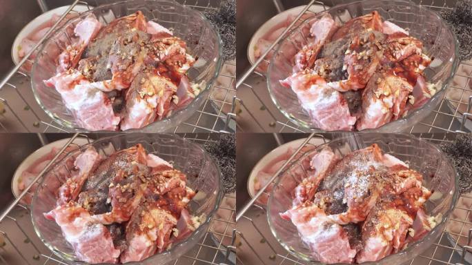 调料腌制猪肋排排骨 (3)