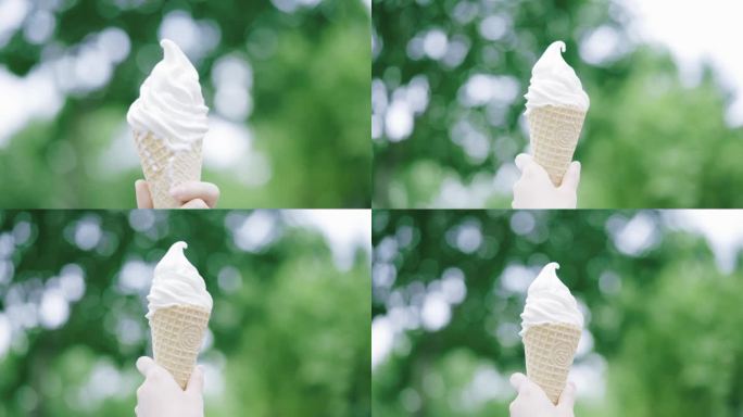 夏日唯美小清新冰淇淋冰激凌