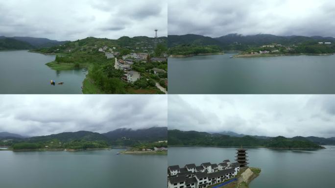 雨天瀛湖