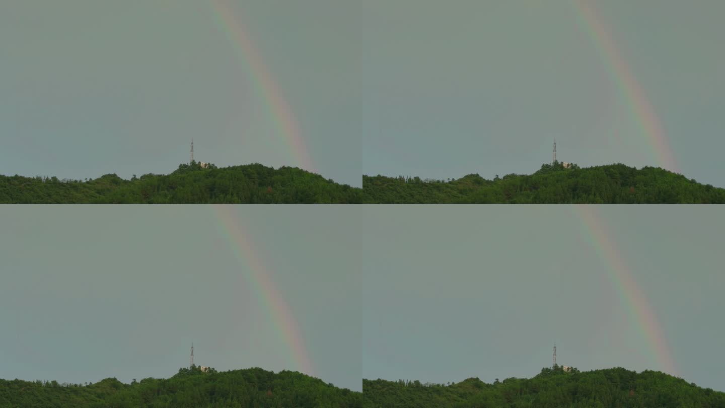 h雨后空中彩虹