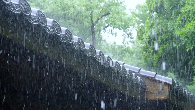 夏日暴雨