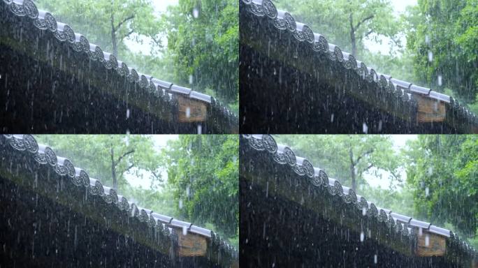 夏日暴雨
