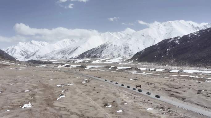 西藏安久拉山航拍车队