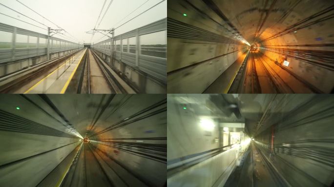 深圳 地铁车头拍摄 室内外进出站