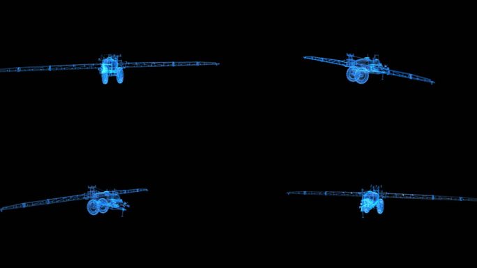 全息拖拉机喷雾器素材带通道