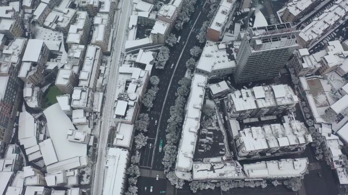 吉首城市雪景