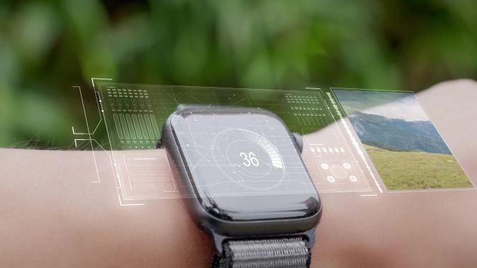 全息智能手表hud投影科技手表