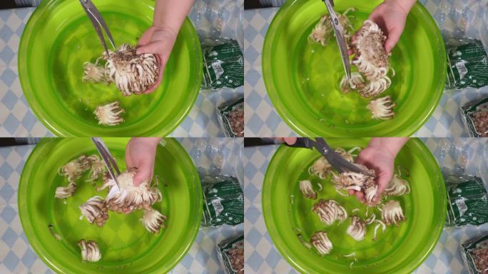 蟹味菇海鲜菇去根 (3)