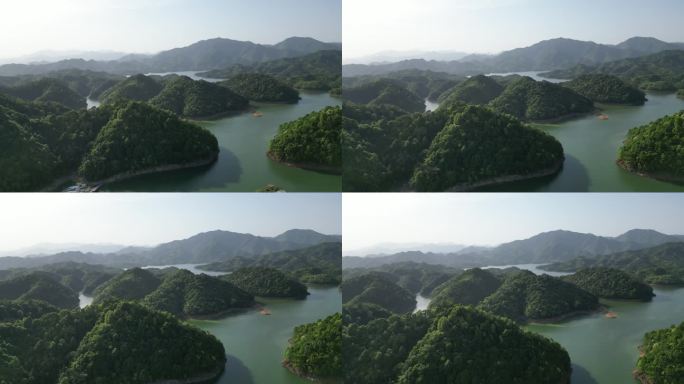 无人机航拍安徽青龙湾自然风光