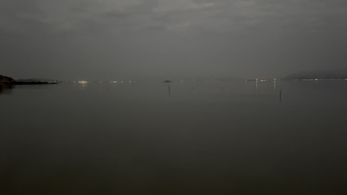 夜 大海 天空 沉寂 氛围 梦核