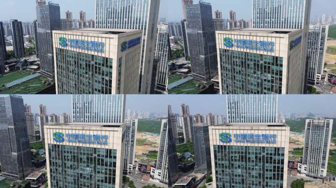 4K航拍中国民生银行大楼