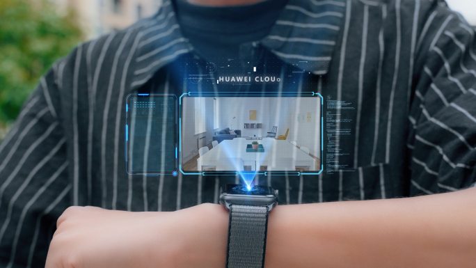 全息智能手表hud投影科技手表