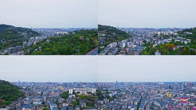 仁寿县城市全景