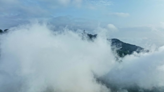 重庆城市风光北碚缙云山