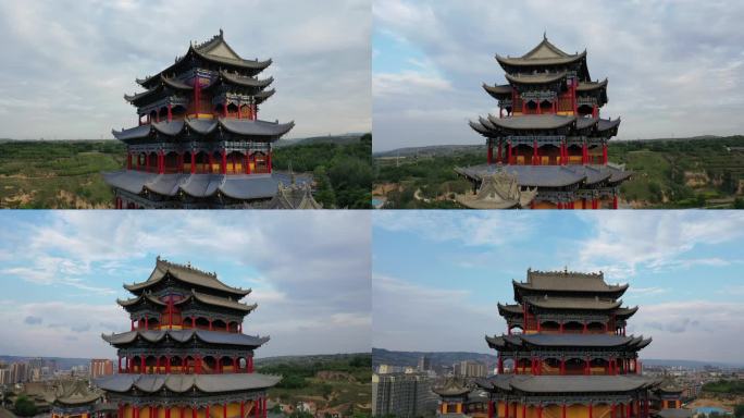 古建筑平凉园通寺塔南山公园