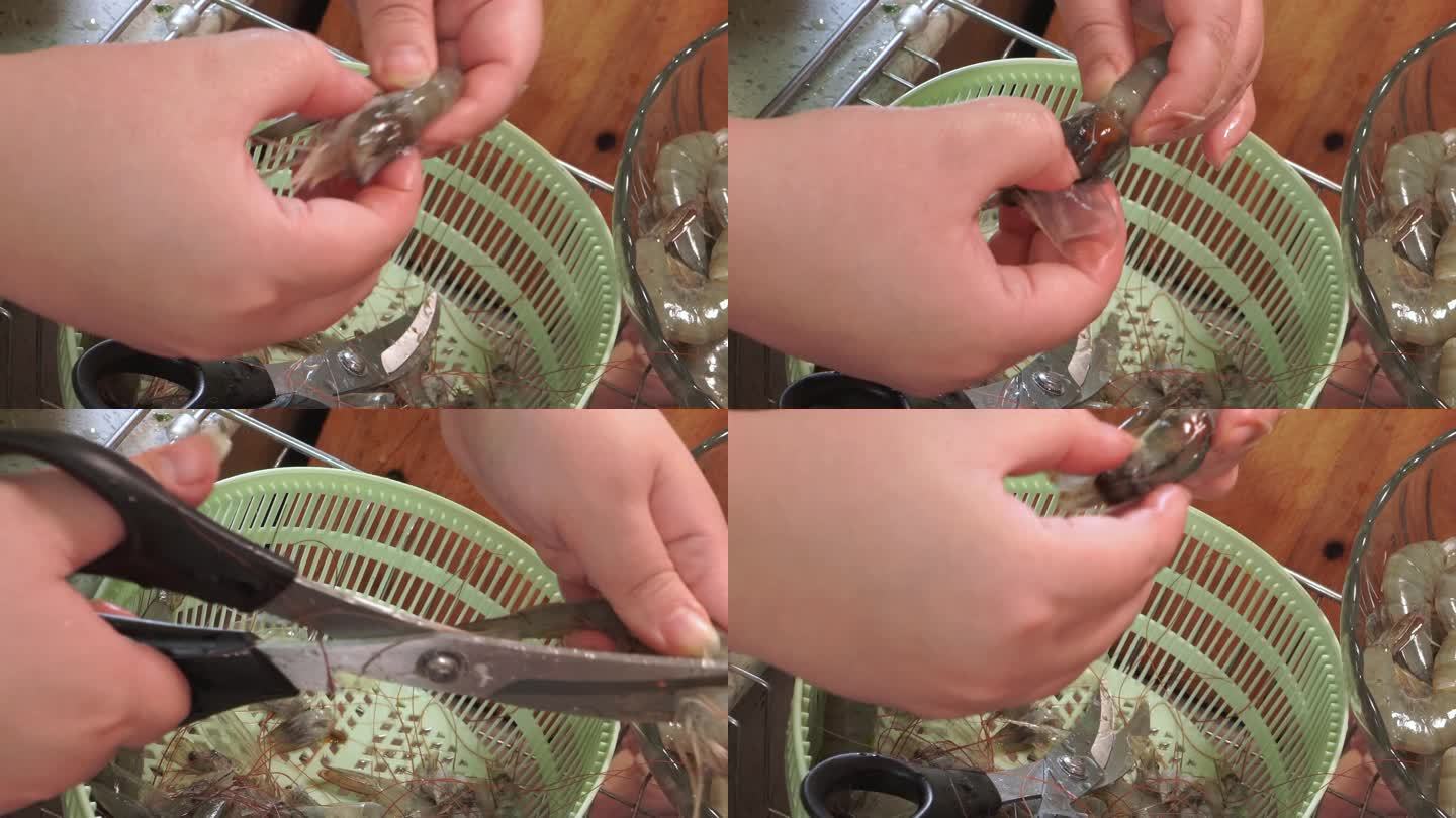 微距清理虾线虾壳 (4)