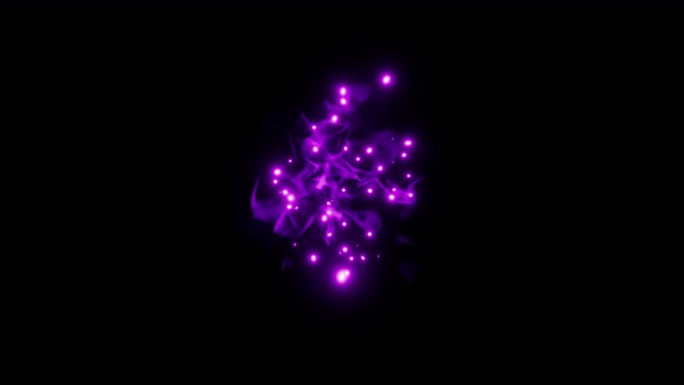 紫光魔法冲击粒子特效（带通道）