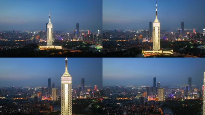 观光塔夜景 大连夜景 中心裕景