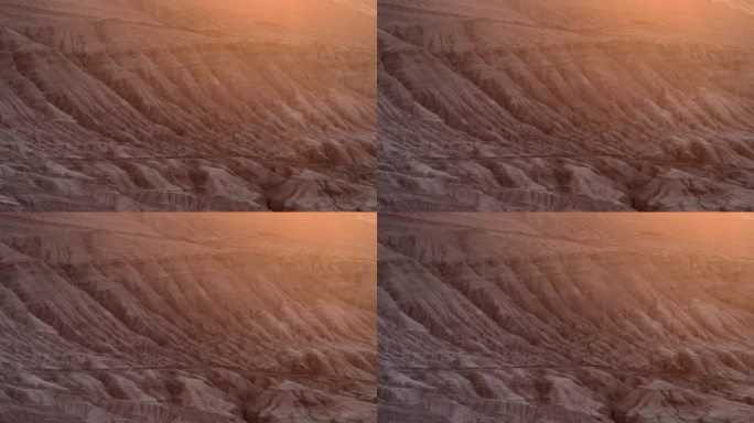 丹霞地貌 新疆火焰山 千沟万壑 日出日落