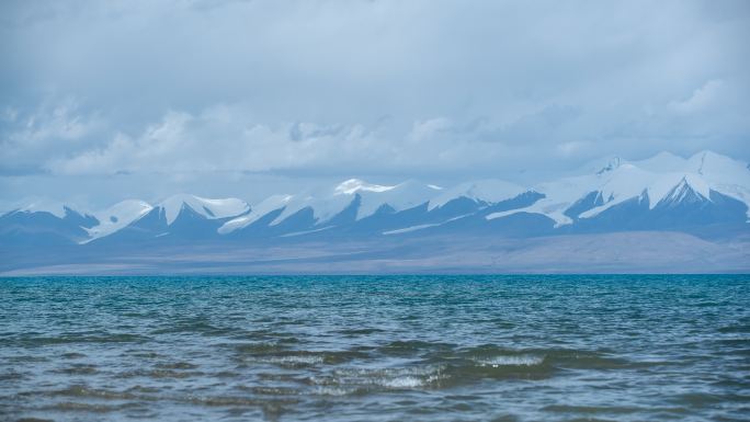 哈拉湖 祁连山 团结峰 延时