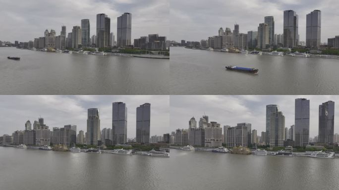 5K-log-航拍上海黄埔滨江岸线