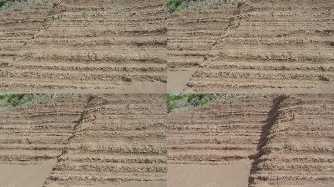 断裂的土壤岩石层丨HLG原素材