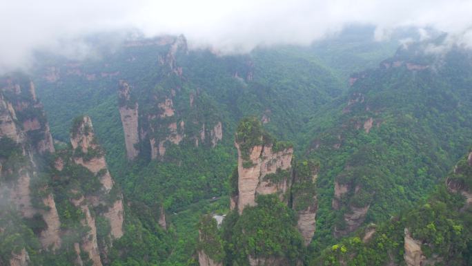 张家界武陵源峰林云海风景合集