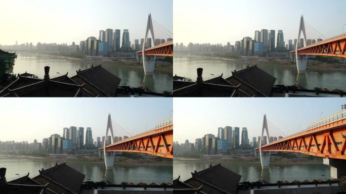 00011清晨的重庆长江大桥