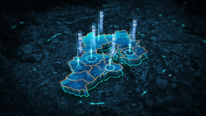 河北省粒子穿梭高端大气三维地图