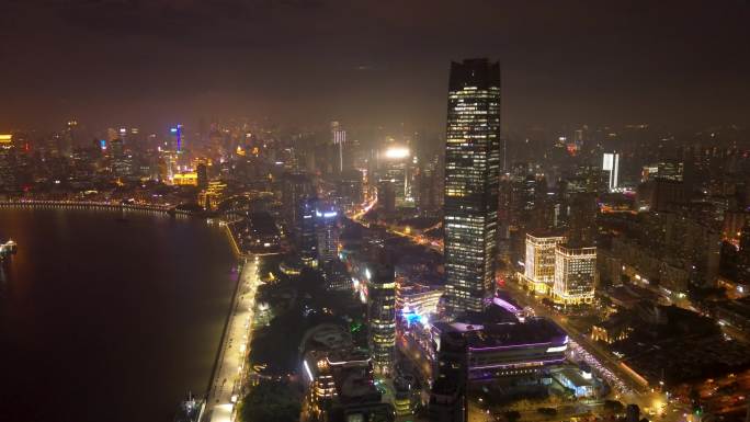 上海 陆家嘴夜景 提篮桥 远洋大厦  世