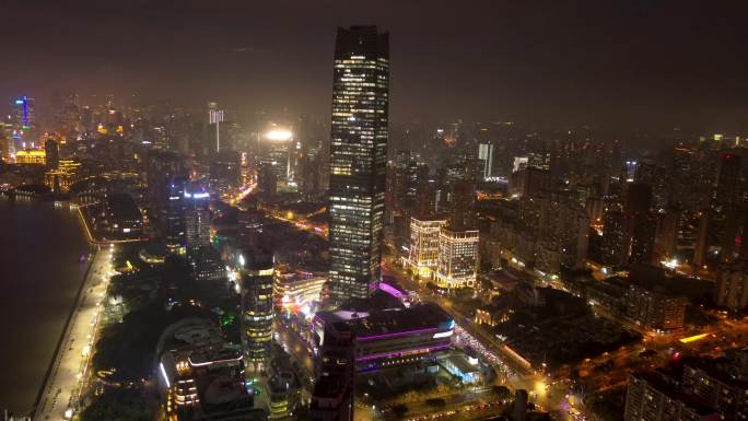 上海 陆家嘴夜景 提篮桥 远洋大厦  世