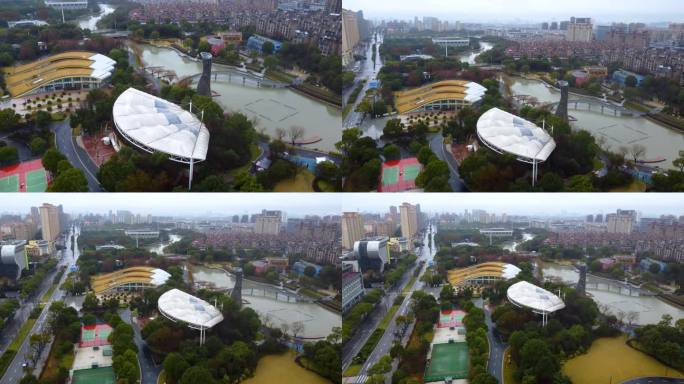 嘉兴 凌公塘文化主题公园 国际网球中心