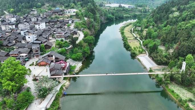 贵州台江长滩村庄美景