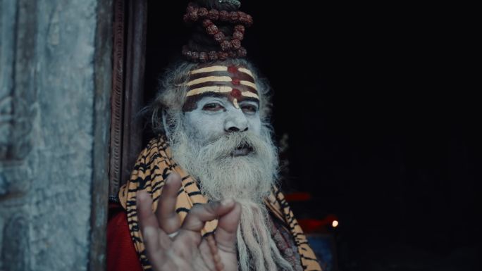 尼泊尔印度教苦行僧