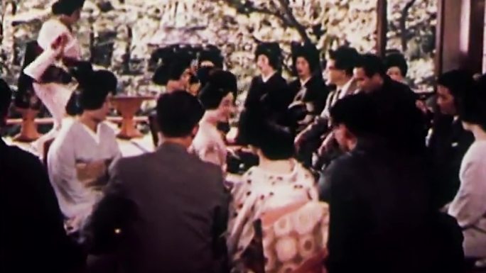50年代日本和服表演舞蹈