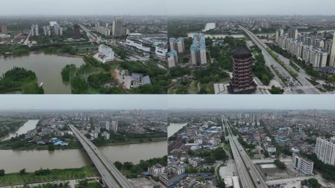 钦州白石湖延时航拍