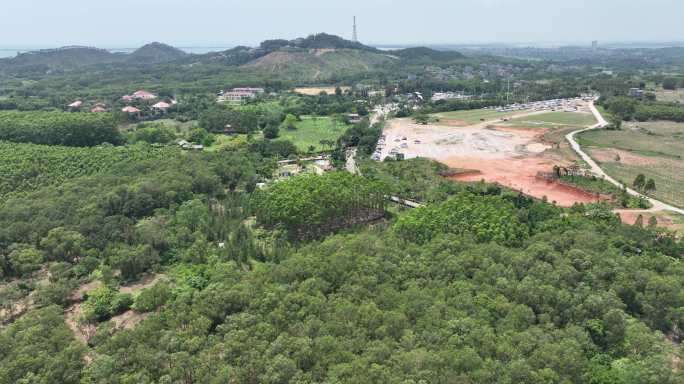 航拍钦州三娘湾风景区