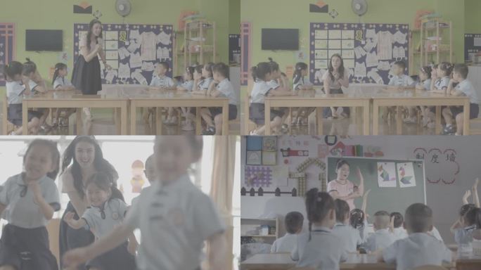 幼儿园教学课堂游乐场玩耍