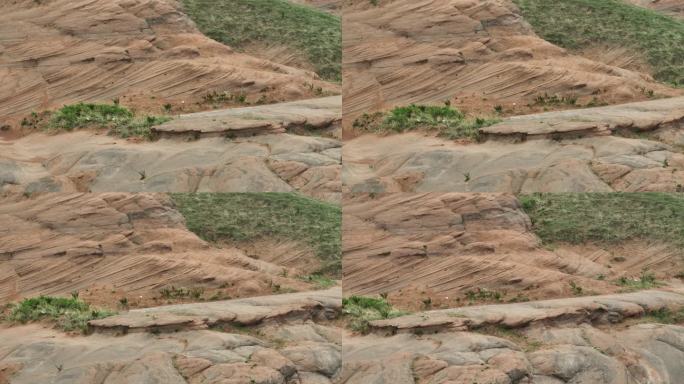 陕北波浪谷丹霞地貌