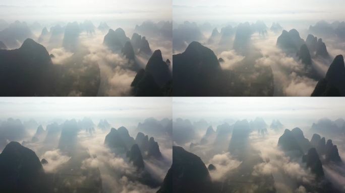 桂林山水云海