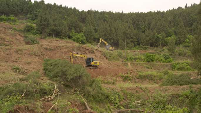 农村土地整治改良耕地丨HLG原素材