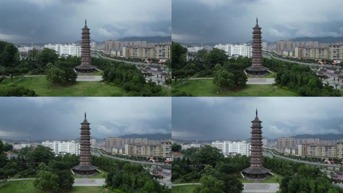 极端天气  暴雨前乌云