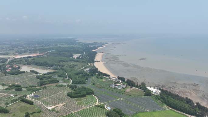 航拍钦州三娘湾风景区